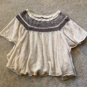 Free People Sweater Open Weave Lightweight size Medium